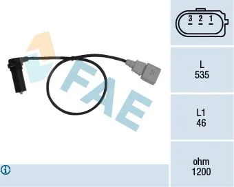 Sensor, crankshaft pulse FAE 79067