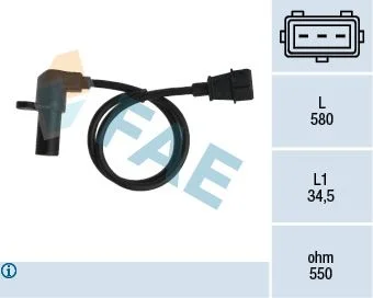 Sensor, crankshaft pulse FAE 79075