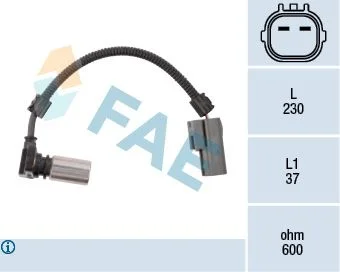 RPM Sensor, automatic transmission FAE 79085