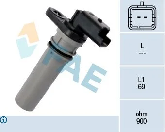 RPM Sensor, automatic transmission FAE 79256