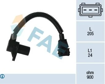 Senzor, impulz ročične gredi FAE 79355