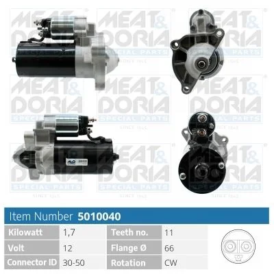 Starter MEAT & DORIA 5010040
