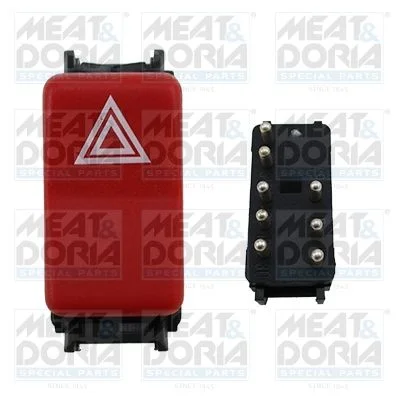 Hazard Warning Light Switch MEAT & DORIA 23635