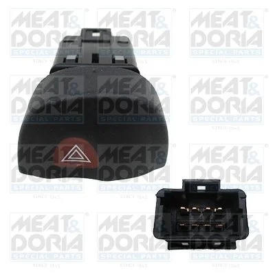 Hazard Warning Light Switch MEAT & DORIA 23640