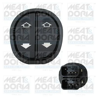 Switch, window regulator MEAT & DORIA 26043