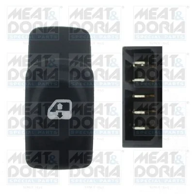 Switch, window regulator MEAT & DORIA 26097