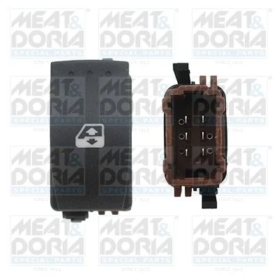 Switch, window regulator MEAT & DORIA 26106
