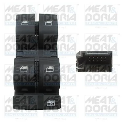 Switch, window regulator MEAT & DORIA 26155