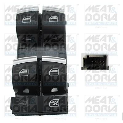 Switch, window regulator MEAT & DORIA 26159