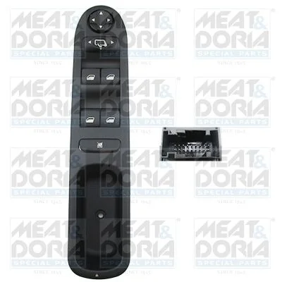 Switch, window regulator MEAT & DORIA 26198