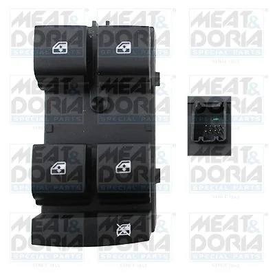 Switch, window regulator MEAT & DORIA 26369