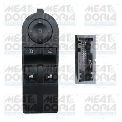 Switch, window regulator MEAT & DORIA 26393