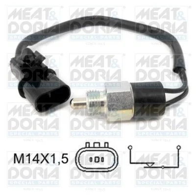 Switch, reverse light MEAT & DORIA 36034
