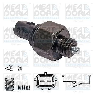 Switch, reverse light MEAT & DORIA 36073