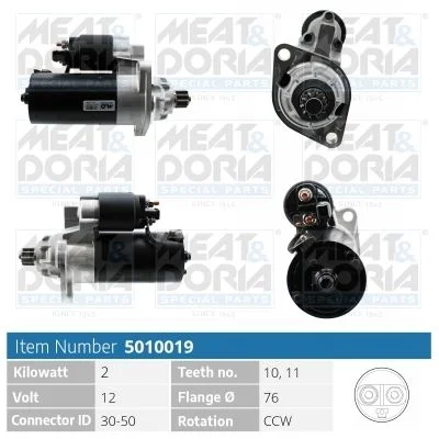 Starter MEAT & DORIA 5010019