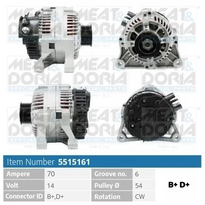 Alternator MEAT & DORIA 5515161