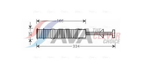 Dryer, air conditioning AVA Clever Choice BWD279