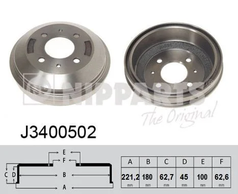 Zavorni boben  J3400502