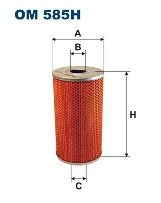 Filter, operating hydraulics FILTRON OM585H