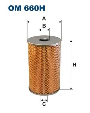Filter, delovna hidravlika FILTRON OM 660H