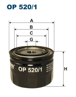 Oil Filter FILTRON OP 520/1