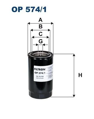 Oljni filter FILTRON OP 574/1
