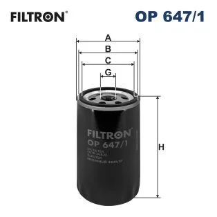 Oil Filter FILTRON OP 647/1