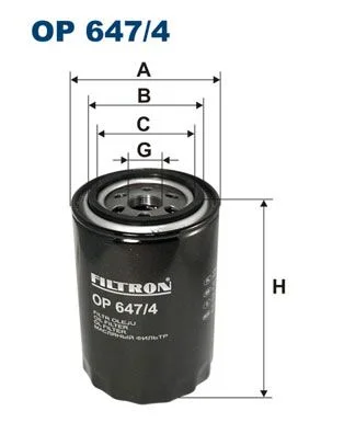 Oljni filter FILTRON OP647/4