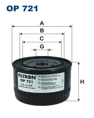 Hydraulic Filter, automatic transmission FILTRON OP 721
