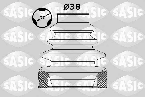 Bellow Kit, drive shaft SASIC 1900012