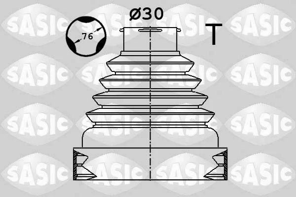 Bellow Kit, drive shaft SASIC 1900038