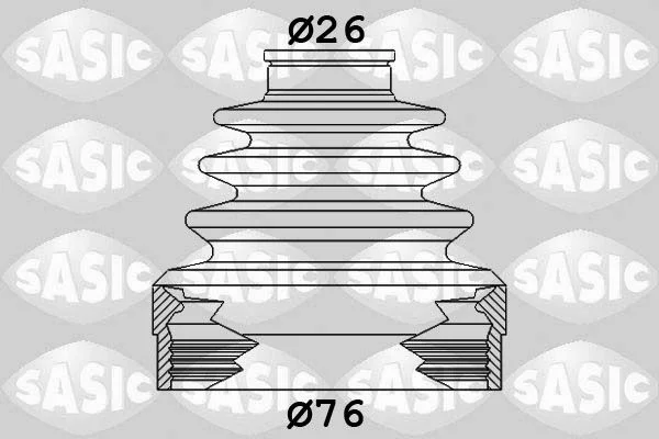 Bellow Kit, drive shaft SASIC 1904019