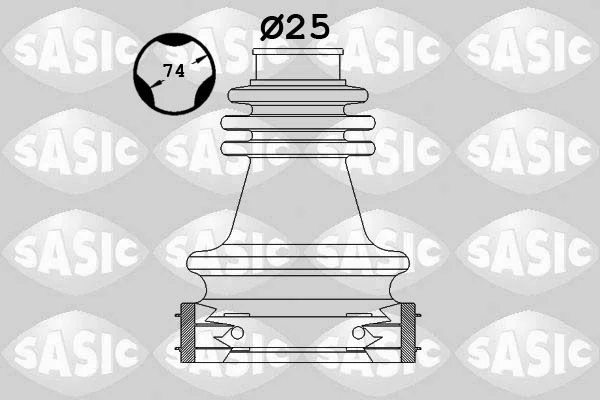 Bellow Kit, drive shaft SASIC 1904048