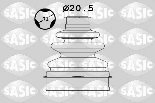 Bellow Kit, drive shaft SASIC 1906068