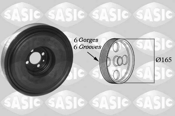Belt Pulley, crankshaft SASIC 2150081
