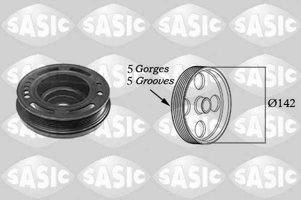 Belt Pulley, crankshaft SASIC 2156024