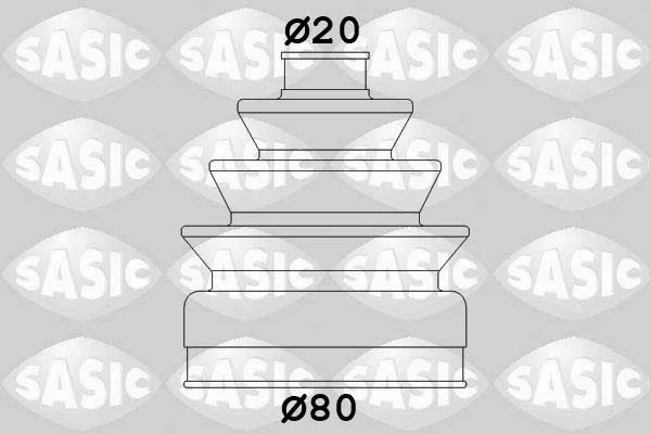 Komplet mehov, pogonska gred SASIC 2933833