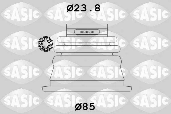 Bellow Kit, drive shaft SASIC 4003419