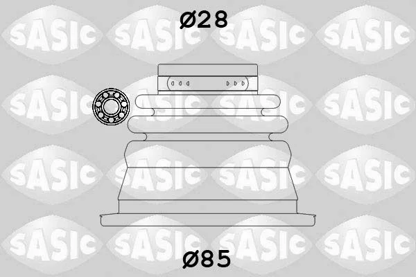 Komplet mehov, pogonska gred SASIC 4003451