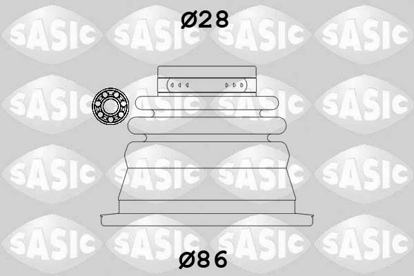 Bellow Kit, drive shaft SASIC 4003464