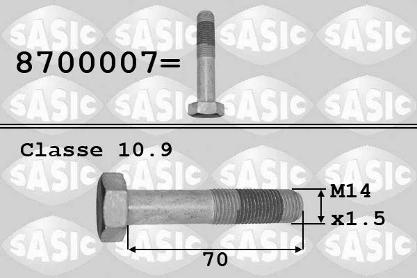 Vijak jermenice SASIC 8700007