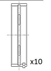 Ležaj ročične gredi FAI AutoParts BM1025-STD