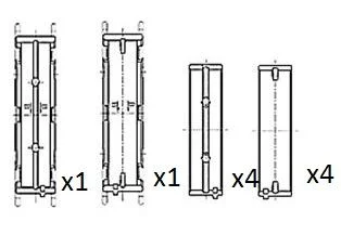 Crankshaft Bearing Shell  BM1033-STD
