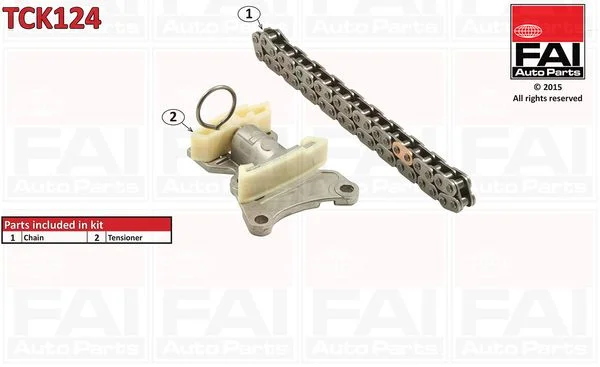 Komplet zobate verige FAI AutoParts TCK124