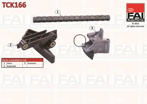 Komplet zobate verige FAI AutoParts TCK166