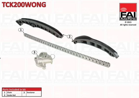 Komplet zobate verige FAI AutoParts TCK200WONG