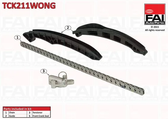 Komplet zobate verige FAI AutoParts TCK211WONG