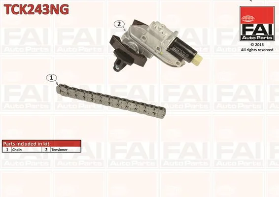 Komplet zobate verige FAI AutoParts TCK243NG