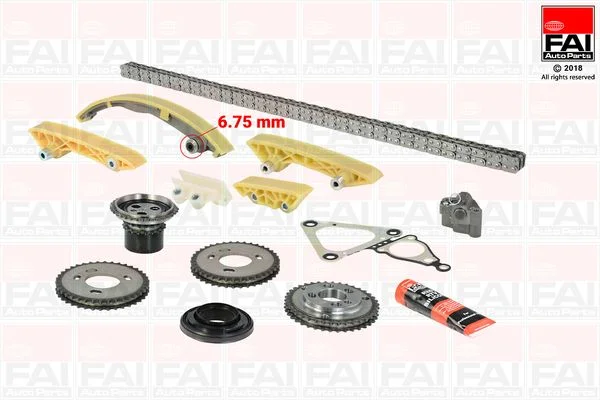 Komplet zobate verige FAI AutoParts TCK47
