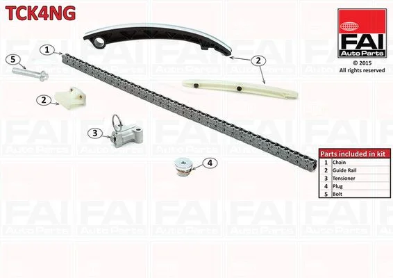 Komplet zobate verige FAI AutoParts TCK4NG